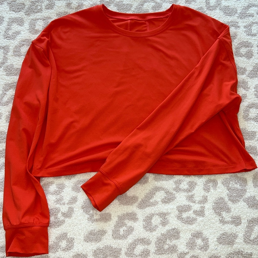LULULEMON CROP LONG SLEVE